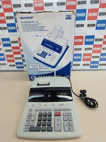 Calculadora con Impresora Sharp CS2635RHGYSE